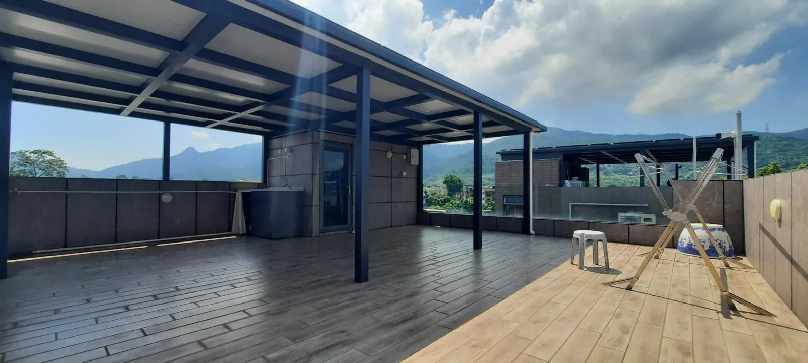 元朗錦上路田心村 村屋天台太陽能工程相片 4